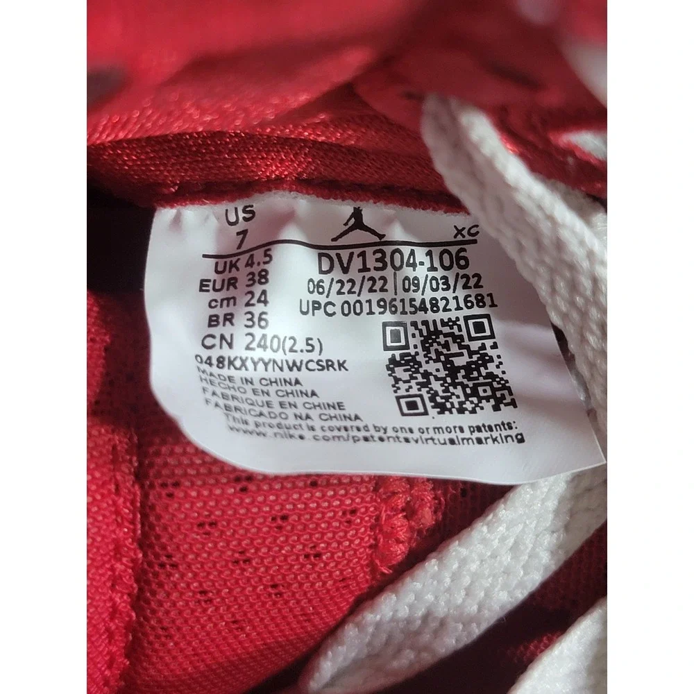 Nike Air Jordan 1 High Zoom CMFT 2 Anytime Anywhere Red White DV1304-106 Women 7
